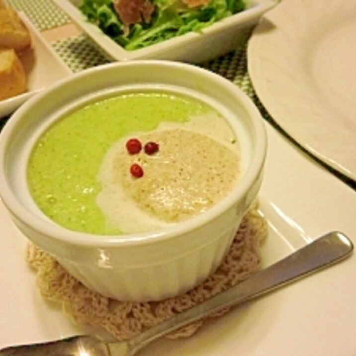 冷たいブロッコリーのフラン 白胡麻ソース レシピ 作り方 By ママきゅみっきー 楽天レシピ